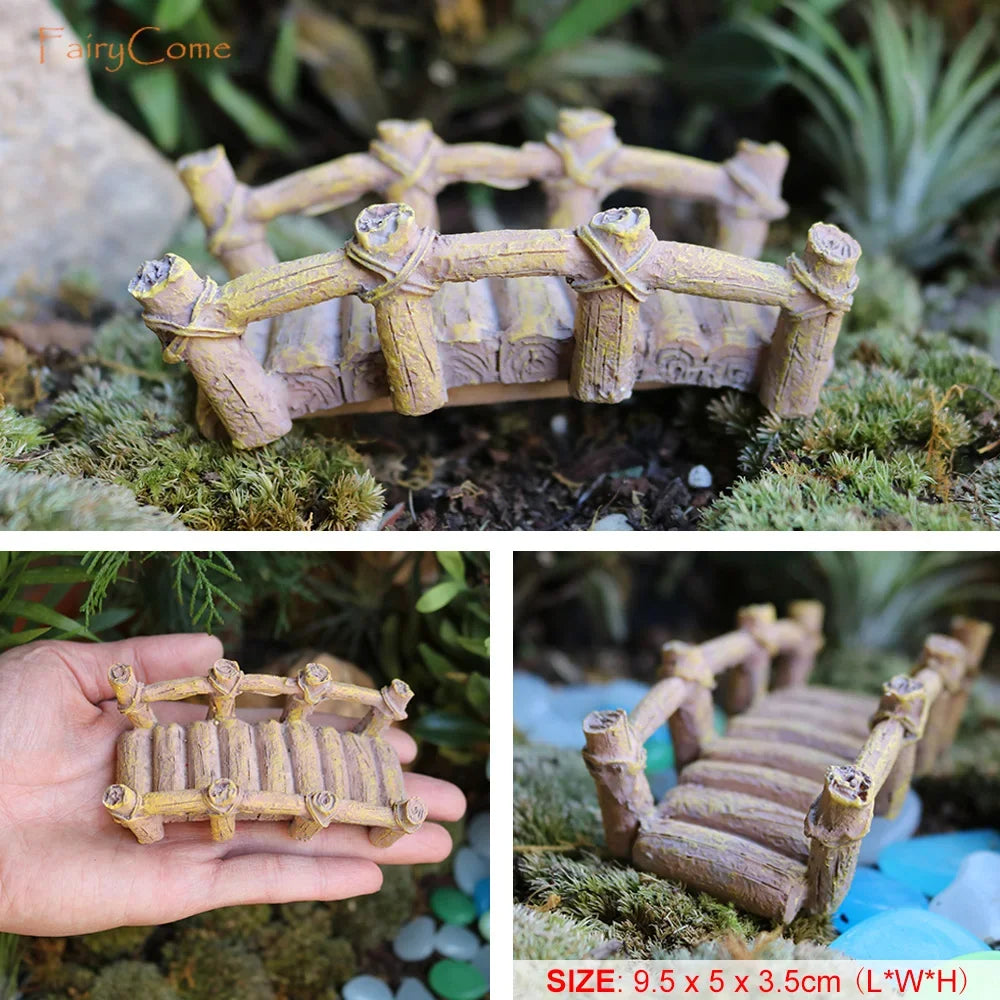 Miniature Garden Fairies Figurines Resin Mini Fairy Statue Figure Fairy Garden Ornaments Decorations Accessories