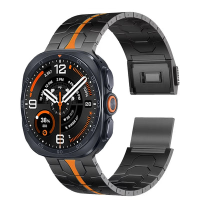 No Gap Stainless Steel Strap For Samsung Galaxy Watch Ultra 2-1/Ultra 2025 47mm High-end Bracelet Correa Galaxy Watch Metal Band