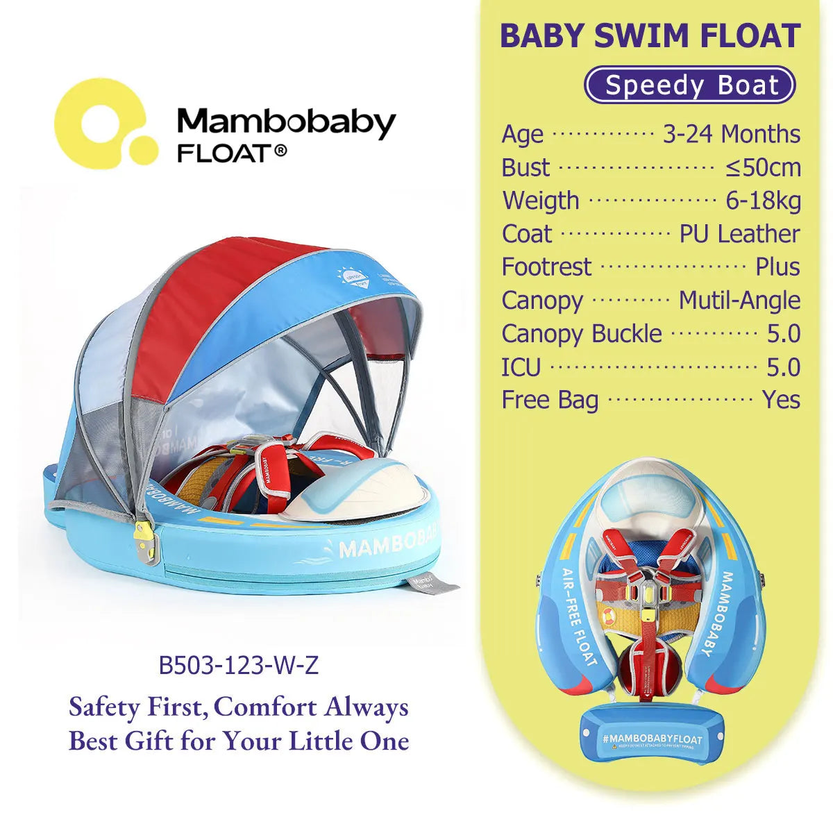 Mambobaby Baby Pool Float Vip 5 Dropshipping Blackproof Pool Mat For Infant Non-Inflatable Natation Buoy With Parasol Beach Toys