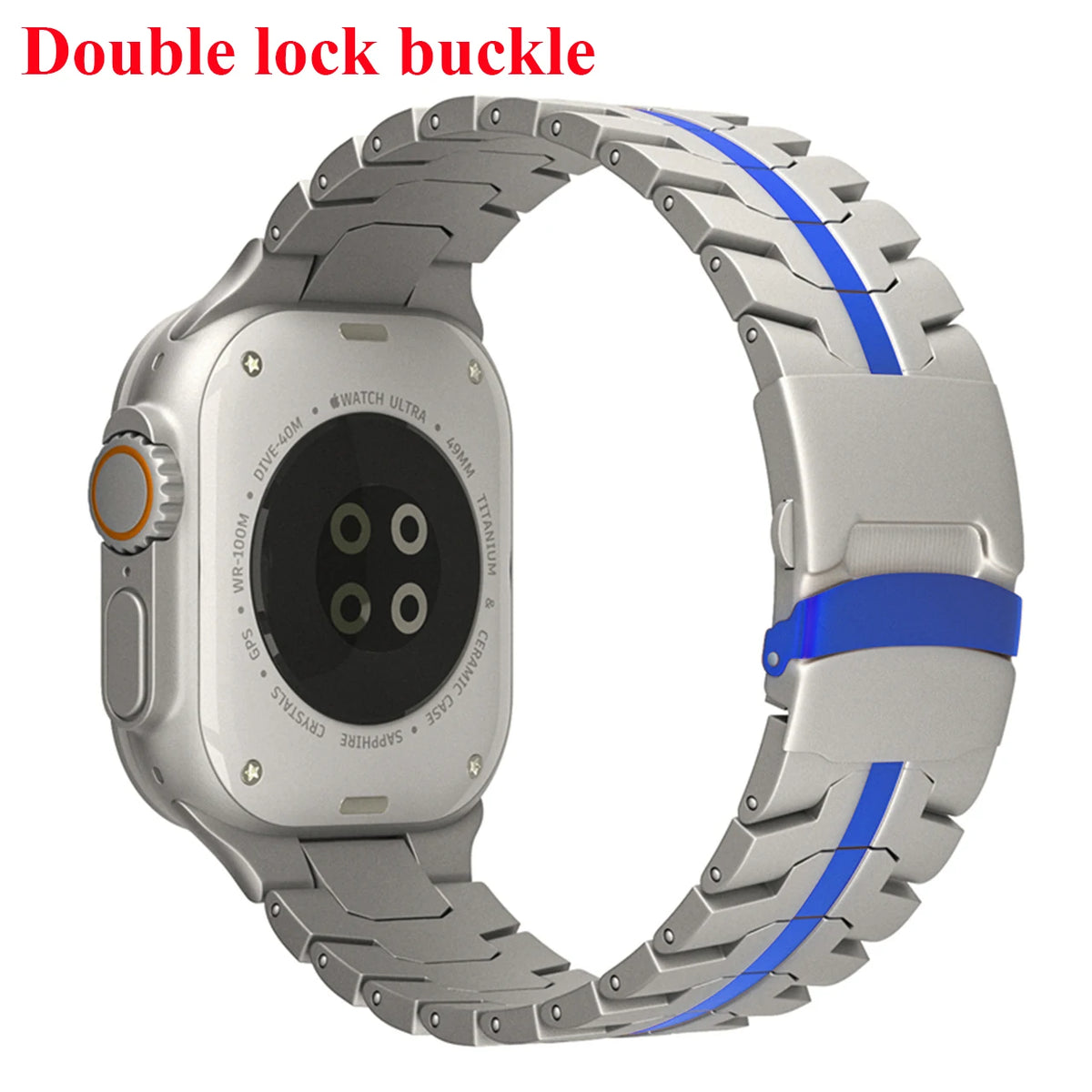 Stainless Steel Strap For Apple Watch Series 12 11 10 9 8 SE 3 46mm 45mm 42mm 44mm Metal Bracelet Band iWatch Ultra 4/3/2/1 49mm