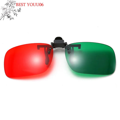 Hot Red Blue Green 3D Glasses Black Frame For Dimensional Anaglyph Movie TV Glasses For 3D Movies