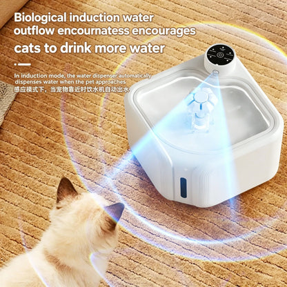 Pet Drinking Fountain Automatic Recirculating Wireless Smart Induction Pet Drinking Fountain for Dogs And Cats to Drink Water
