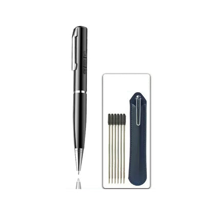 128GB AI Digital Voice Recorder Pen Intelligent Noise Reduction Audio Recorder with Playback Rechargeable Writing Pen Recorder