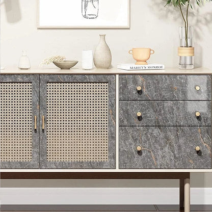 Kitchen Oil-Proof Film Stove Waterproof Moisture-Proof Self-Adhesive Wallpaper Countertop Cabinet Renovation Tile Marble Sticker