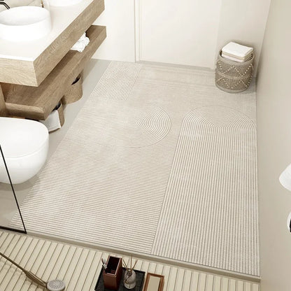 Carpet in the Bathroom Mat Absorbent Non-Slip Floor Mats Home