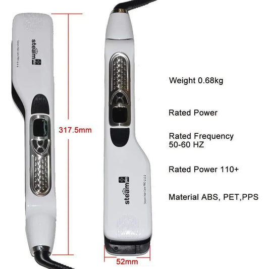 Best Seller Wide Plate Steam Hair Straightener Temperature Controlled Perm Negative Ions Do Not Hurt Hair Ceramic Plate Straight