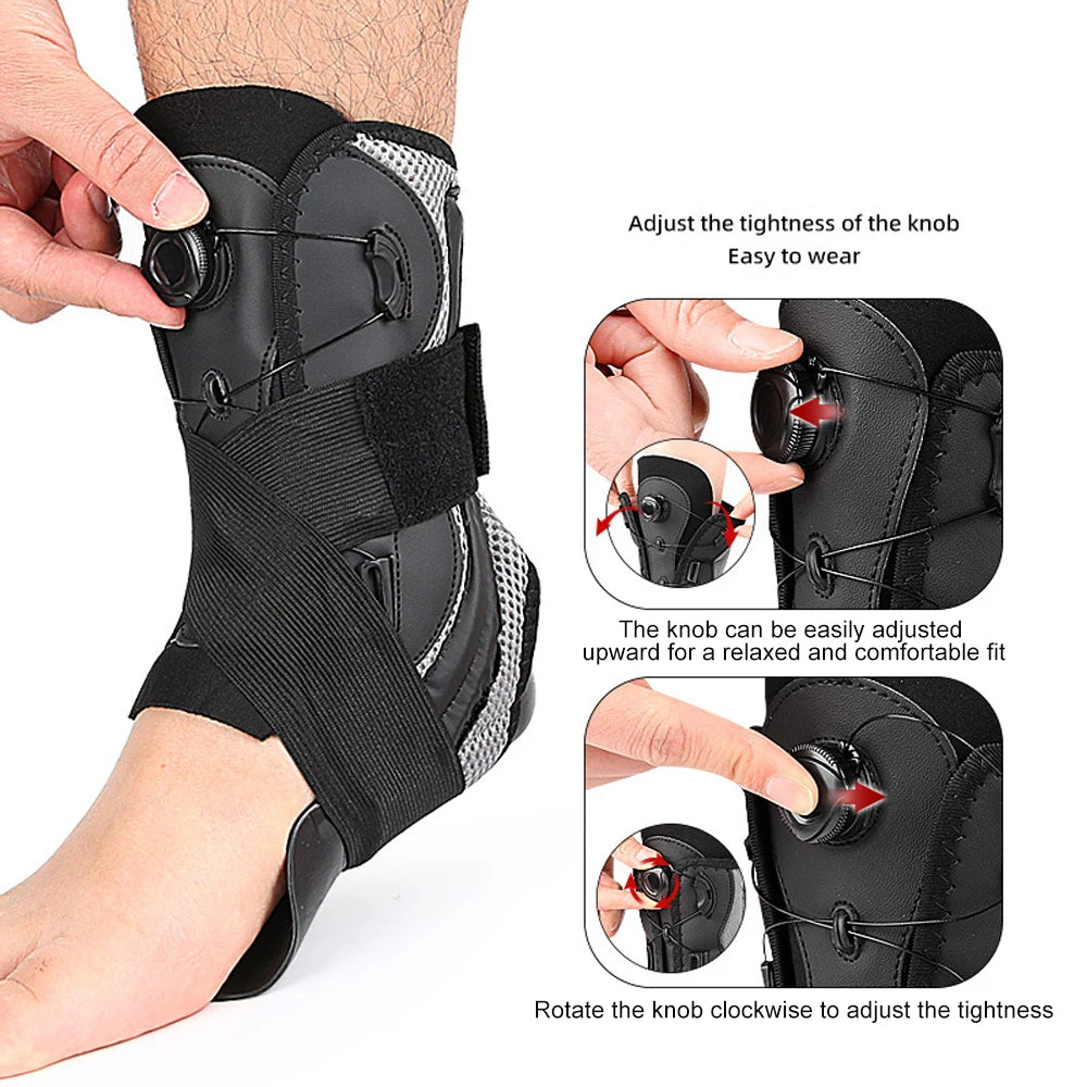 1PCS Ankle Brace for Women Men – Adjustable Ankle Support for Plantar Fasciitis, Ankle Stabilizer for Running, Hiking, Sports