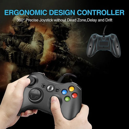 USB Wired Game Controller For Xbox360 Console Joypad For Win 7/8/10 PC Joystick Controle Mando Gamepad For Xbox 360 Accessories