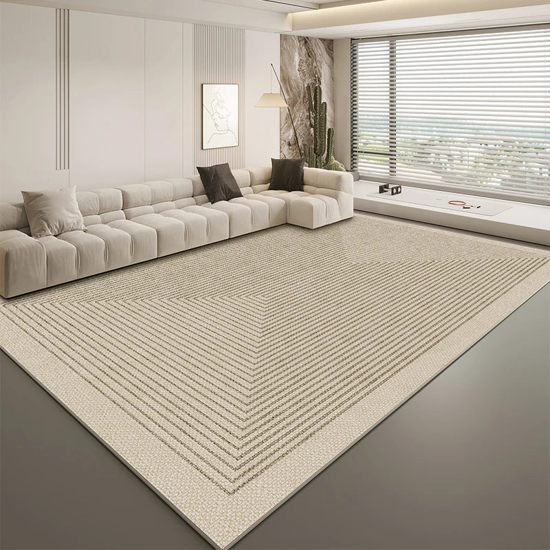 VIKAMA Modern Minimalist Geometric Carpet Scandinavian Style Living Room Large Size Soft And Easy To Clean Floor Mats Home Decor