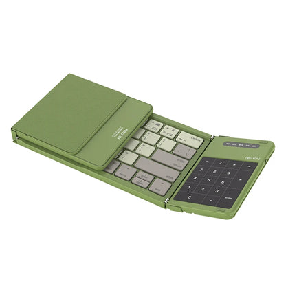 NILLKIN Folding Wireless Bluetooth Keyboard with Touchpad Mini Rechargeable Keyboard for Office Travel for Window/iOS/Android/PC