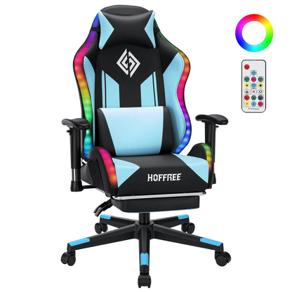 #LED Gaming Chair for Kids Reclining Gaming Chairs for Teens 8-15 Computer Chair with RGB Lights Kids PC Game Chair, Customized