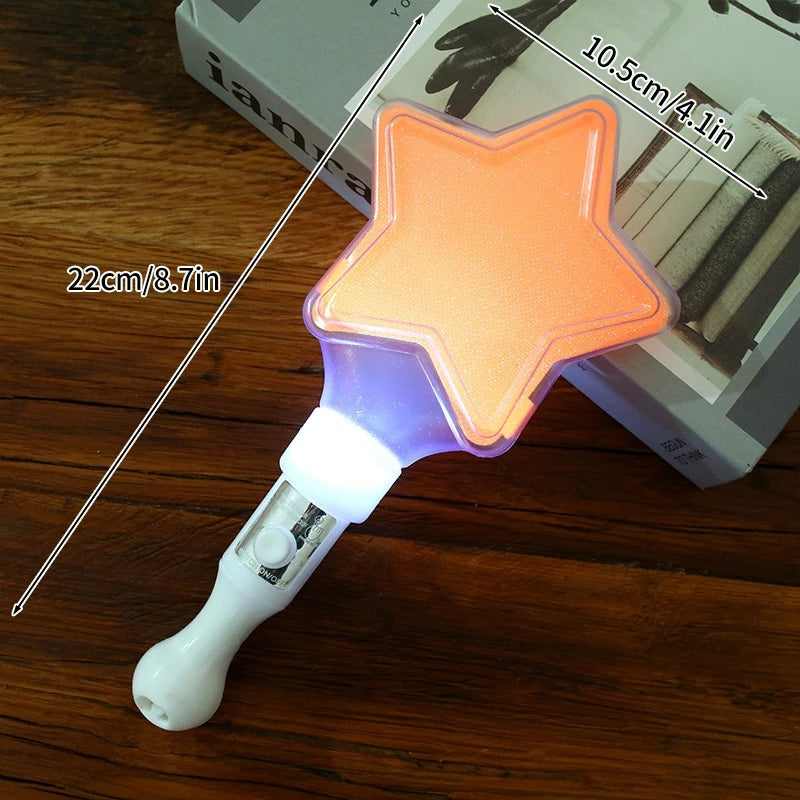 Kpop Lightsticks Glowing Penlight Concert Props Glow in The Dark Light Rods Light Sticks Party Supplies Concert Accessories