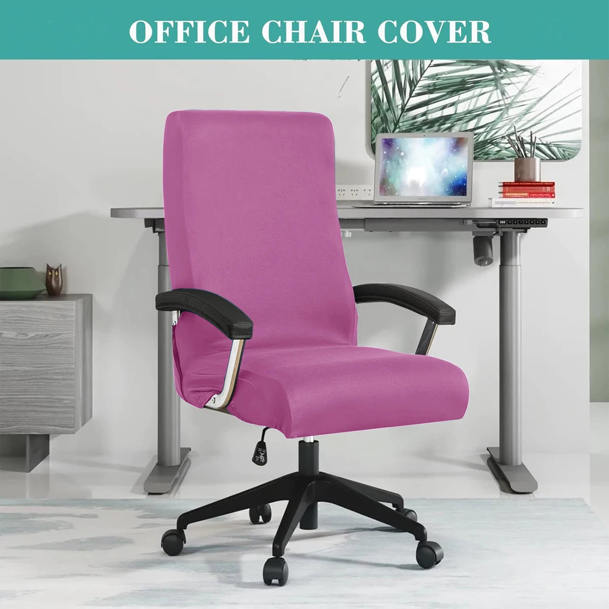 Stretch Spandex Office  Chair Covers Anti-dirty Computer Seat Chair Cover Removable Slipcovers
