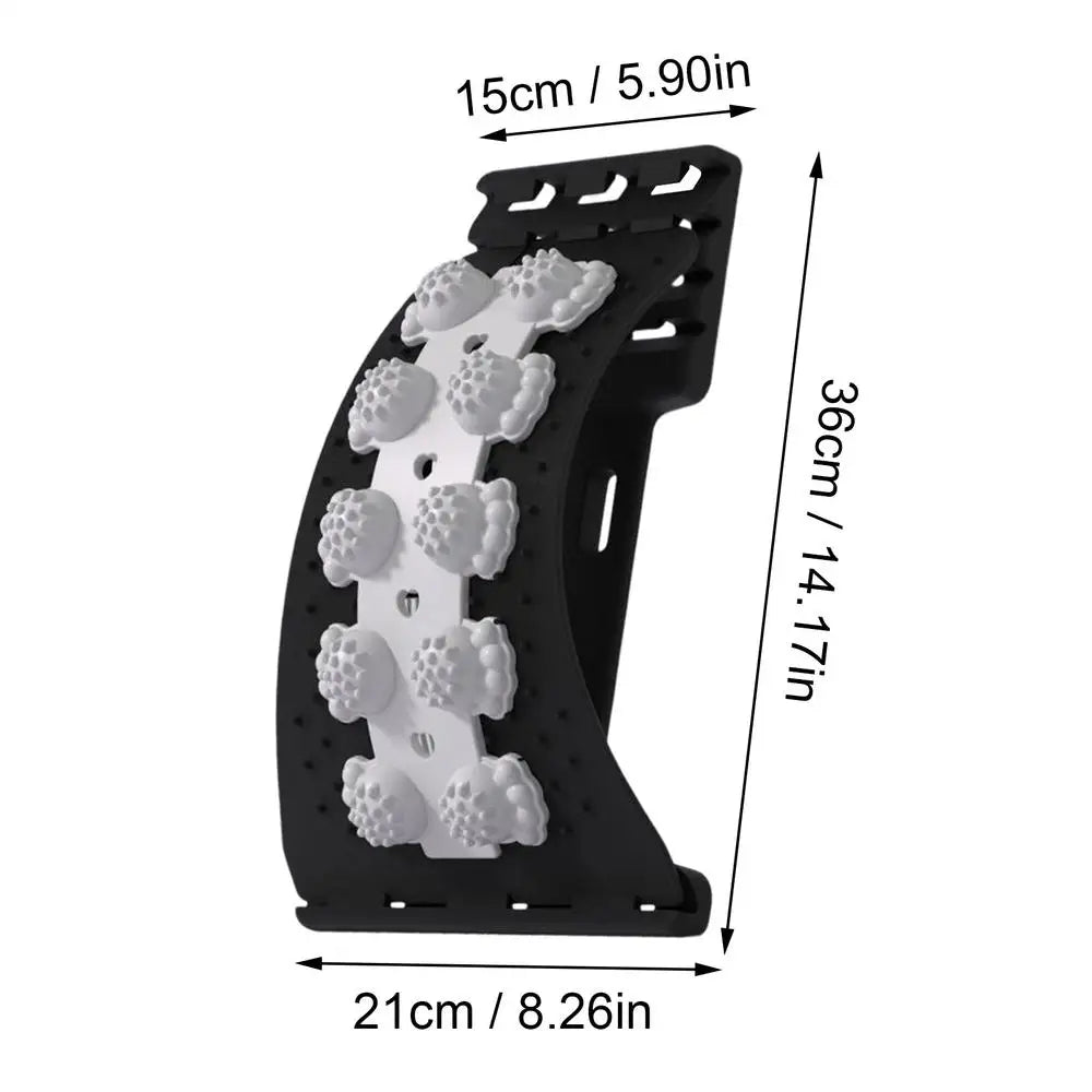 Lumbar Support Board Cracker Board Massager Postures Correction Back Relief Board, Back Stretcher Lower Back Pain Relief Device
