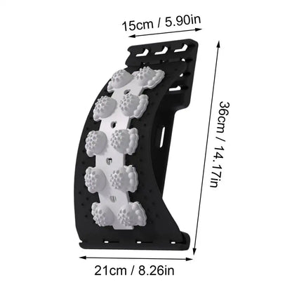 Lumbar Support Board Cracker Board Massager Postures Correction Back Relief Board, Back Stretcher Lower Back Pain Relief Device