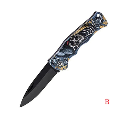 1PC,Heavy Duty Box Cutter Folding Knife Stainless Steel Fruit Peeling Knife Camping Portable Knife Tactical Tools Utility Knife