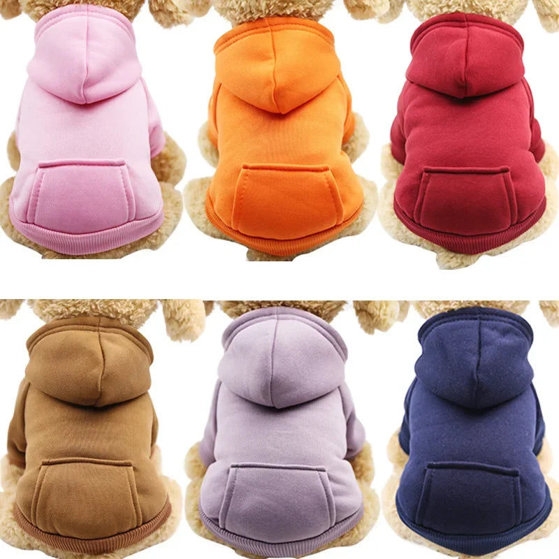 Dog Coat for Small Dogs | Warm Solid Pullover | Chihuahua, Yorkshire Terrier & Bulldog