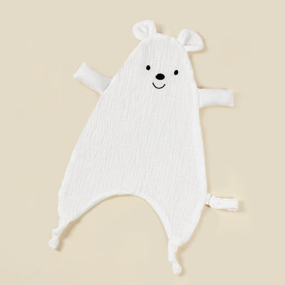 Cute Bear Baby Cotton Comforter Blanket Newborn Sleeping Dolls Rabbit Ears Sleep Toy Soothe Appease Towel Bibs Saliva Towel New