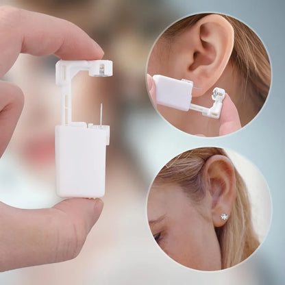 No Inflammation Safe Ear Piercing Gun Kit Disposable Disinfect Earring Piercer Machine Studs Nose Body Jewelry Piercing Tool