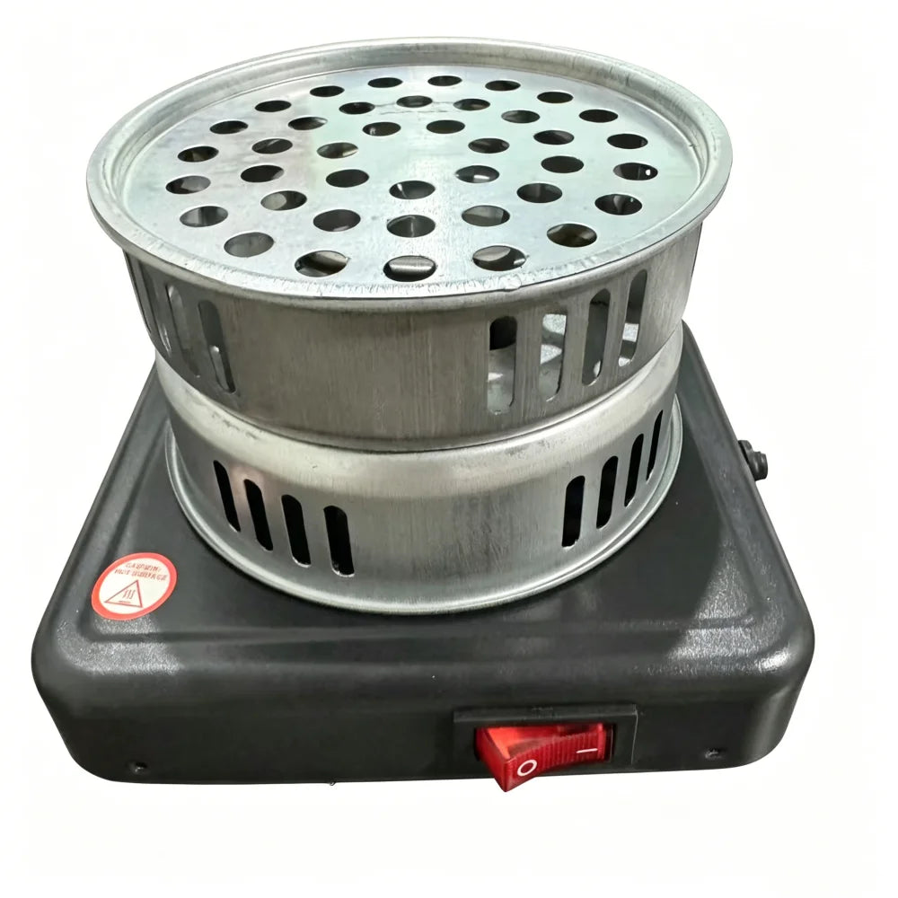 Electric Hookah Charcoal Burner Stove 500W/1000W Shisha Nargile Coal Starter Heater with Handle for BBQ&Smoking