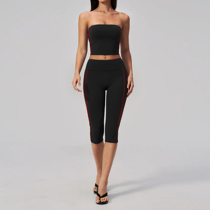 2PCS Yoga Clothes Athletic Wear Women Tracksuit Pilates Fitness Suit Workout Set Push Up Sports Bra High Waist Pants Gym Outfits