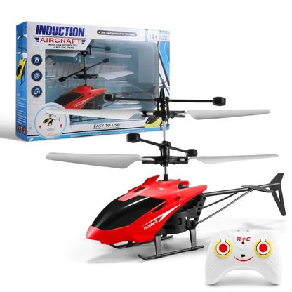 Children's Sensor Helicopter Indoor Gesture Suspension Drone Crash-Resistant Rechargeable Remote Control Drone Boy Toy