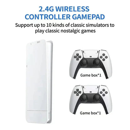 M15 Game Stick Mini TV Handheld Game Classic 4K Retro Game Wireless Controllers HD Output Gaming Console for PS1 Arcade