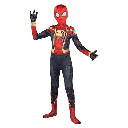 Spiderman Zentai Costume Anime Superhero Miles Morales Spider Man Cosplay Costume Bodysuit Halloween Costume for Kids Boy Adult