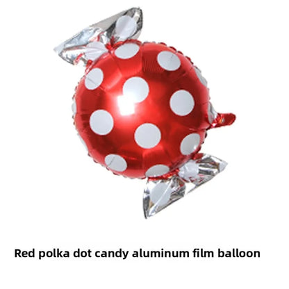 10pcs Windmill Candy Lollipop Foil Balloons 18 Inch Aluminum Film Balloon Birthday Party Christmas Wedding Decorations