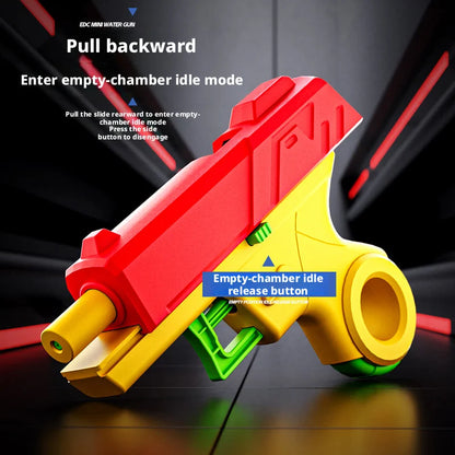 New Portable Decompress Water Gun, Double-sided Reverse Water Gun For Outdoors, Reverse Water Spray Toy, Creative Gift For Kids