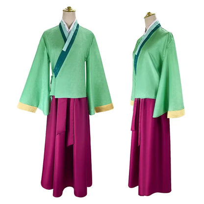 Anime Maomao Cosplay Kostuum Apotheker Diaries Kimono Mao Mao Uniform Outfits Halloween Carnaval Party Voor Vrouwen