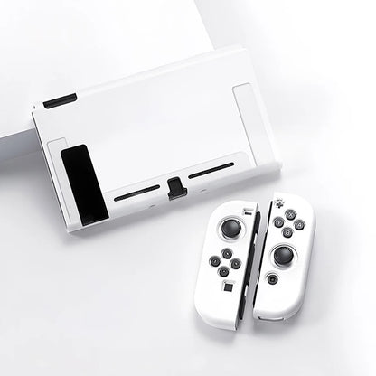 NEW Protective Case Compatible With  Switch OLED Console And Joy-Cons, Switch Can Be Inserted In Dock With Shell