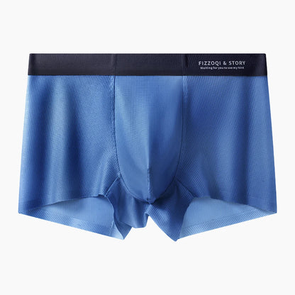 1/3PCS Ultra-thin Ice Silk Quick-dry Underwear Man Smooth Seamless Men's Panties Breathable Antibacterial 3D Silk Crotch Boxers