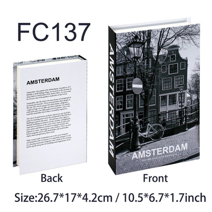 Luxury Fake Books Home Decoration Accessories for Living Room Fashion Fake Book Storage Box Simple Nordic Coffee Table Books