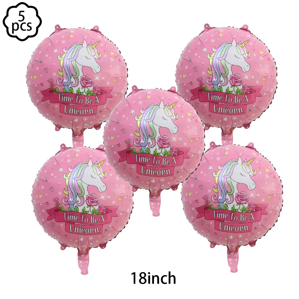 Rainbow Unicorn Balloon Unicorn Party Decor Supplies Unicorn Birthday Party Decoration Baby Shower Kids Girls Birthday Decor