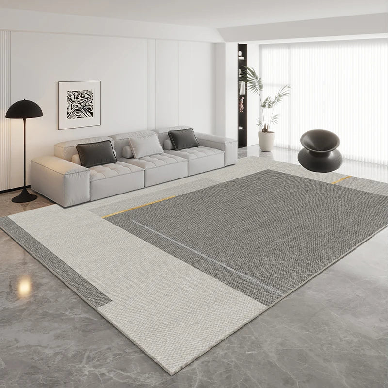 VIKAMA Modern Minimalist Geometric Carpet Scandinavian Style Living Room Large Size Soft And Easy To Clean Floor Mats Home Decor