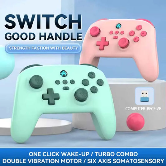 S11 Wireless Bluetooth-compatible Game Controller Suitable For Switch PC Mobile Phone With Wake-up Vibration Somatosensory Game