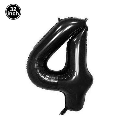 Multi Color Large Numbers 3 Balloon 32Inch 1 2 3 4 5 6 7 8 9 Birthday Ball Red Digit Bachelorette Balloons Figure Golob Balloons