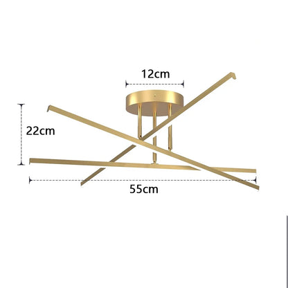 2026new ceiling lamp Nordic modern LED lamp living room dining room bedroom lights ceiling chandelier