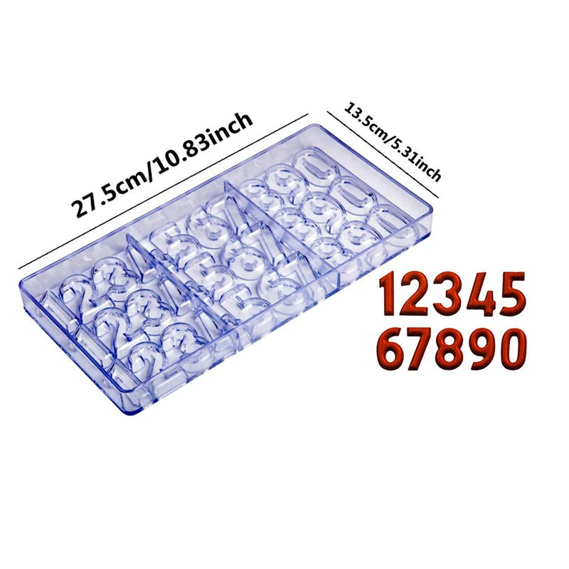 Chocolate Mold Plastic Creative Household Kitchen Baking Tools Food Grade Candy Baking Mold Various Styles DIY Baking Mold TMZ