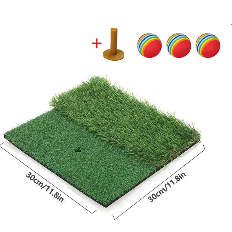 PGM Golf Hitting Mat Artificial Turf Golf Hitting Training Aids Golf Tees Golf For Practice