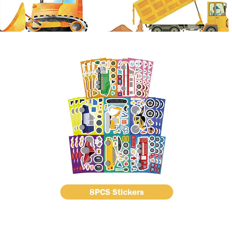 Happy Construction Birthday Party Decorations Set Plates Cup Tablecloth Gift Bags Banner Stickers Cake Decoration Party Supplies