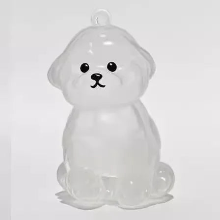 Animal Zinc Alloy 3D Pet Keychain Charm | DIY Dog Hair Storage Pendant | Bag & Keyring Accessory