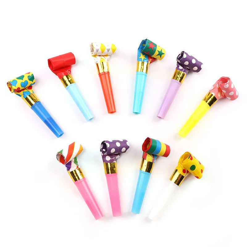 30 Pieces Per Pack Children's Games Whistling Birthday Supplies Fun Parties Loot Bags Fillers Noise Generators Prank Toys