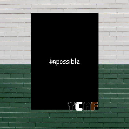 Motivational Quotes Black Minimalist Poster Canvas Aesthetic Decor for Office Quote Wall Art Decoration Gym Inspirational Poster