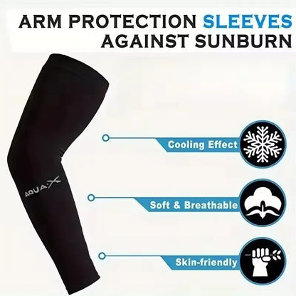 3Pairs Breathable Sun Protection Sleeves UV Protective Gear for Outdoor Adventures Sports And Driving