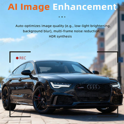 AI Voice Translate Smart Glasses 1200P Video Recording Camera Bluetooth WiFi Anti-Shake Polarized Lens Driving Sports Sunglasses
