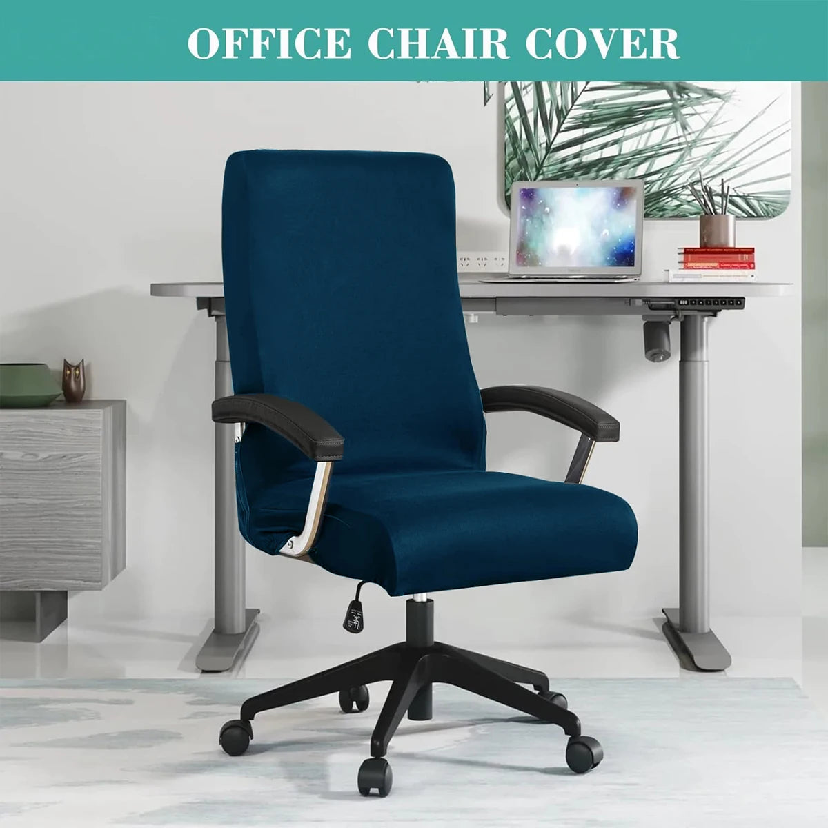 Stretch Spandex Office  Chair Covers Anti-dirty Computer Seat Chair Cover Removable Slipcovers