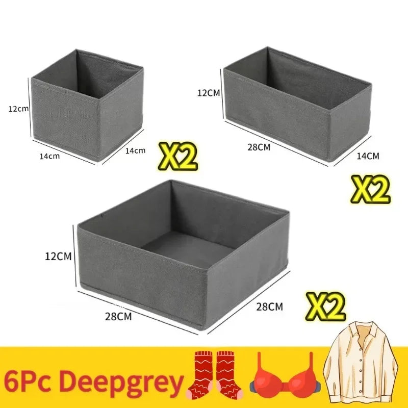 Underwear Organizers Of Cabinets And Drawers Wardrobe Clothes Bra Organizer For Underwear Socks Pants Home Foldable Storage Box