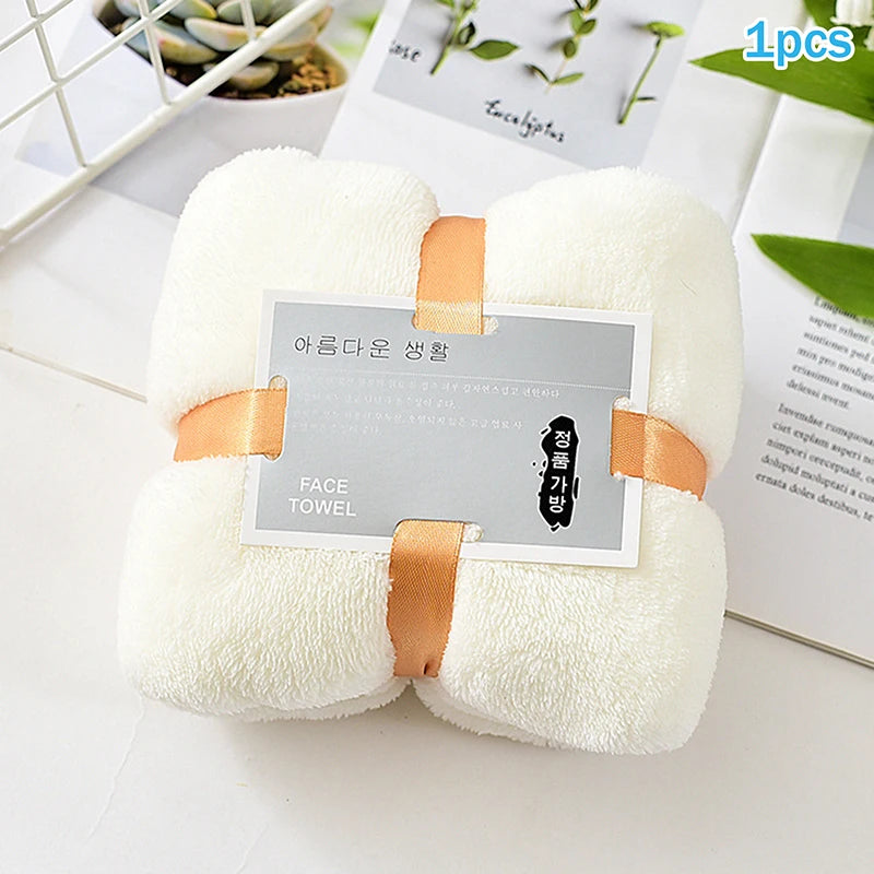 Hot 1/5PCS Bath Towels Set Super Soft Highly Absorbent Quick-drying Coral Velvet Bath Towel For Adults Hotel & Spa Use